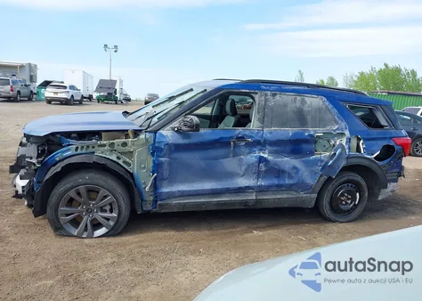 2021 Ford Explorer Xlt из США, поврежденный, VIN 1FMSK8DH8MGA75779